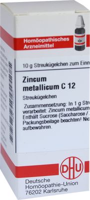 ZINCUM METALLICUM C 12 Globuli