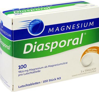 MAGNESIUM DIASPORAL 100 Lutschtabletten