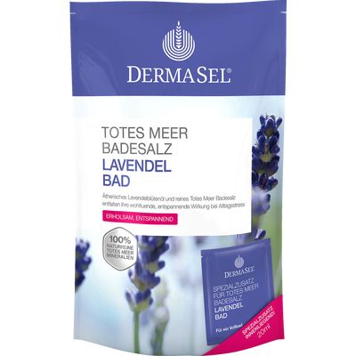 DERMASEL Totes Meer Badesalz+Lavendel SPA