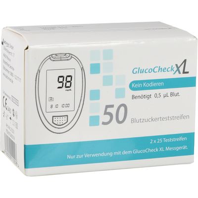 GLUCOCHECK XL Blutzuckerteststreifen