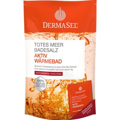 DERMASEL Totes Meer Badesalz+Aktiv Wrme SPA