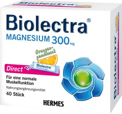 BIOLECTRA Magnesium 300 mg Direct Orange Sticks