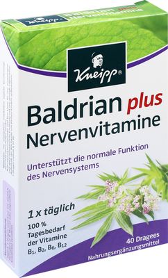 KNEIPP Baldrian plus Nervenvitamine Dragees