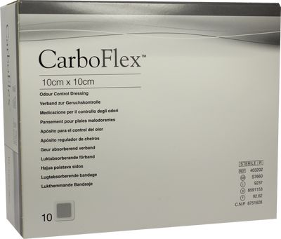 CARBOFLEX 10x10 cm Verband