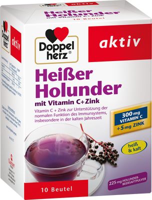 DOPPELHERZ heier Holunder m.Vit.C+Zink Granulat