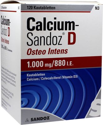 CALCIUM SANDOZ D Osteo intens Kautabletten