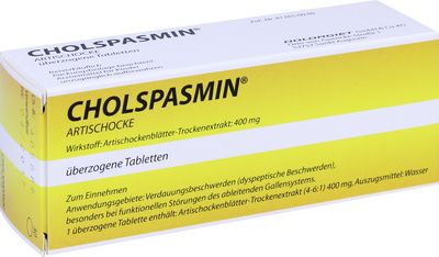 CHOLSPASMIN Artischocke berzogene Tabletten