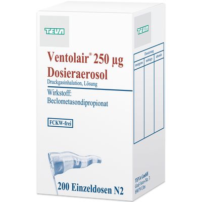 VENTOLAIR 250 g 200 Hub Dosieraerosol