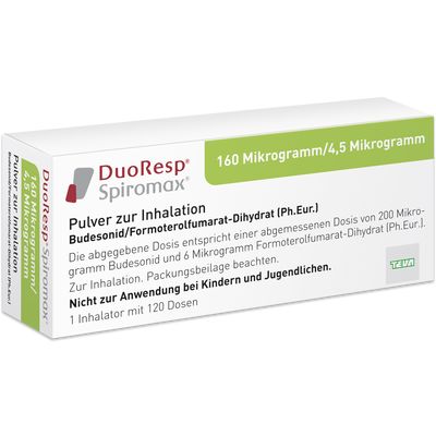 DUORESP Spiromax 160�g/4,5�g/Dosis 1x120ED Inh.-P.