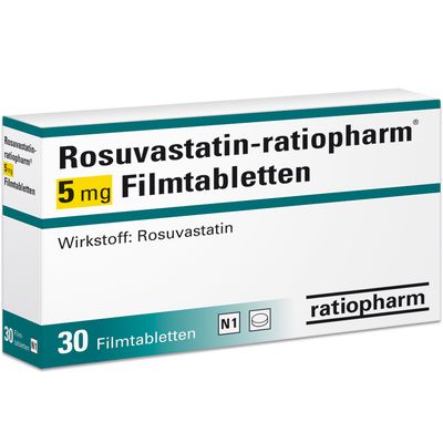 ROSUVASTATIN-ratiopharm 5 mg Filmtabletten