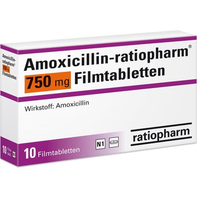 AMOXICILLIN-ratiopharm 750 mg Filmtabletten