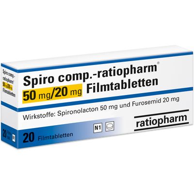 SPIRO COMP.-ratiopharm 50 mg/20 mg Filmtabletten