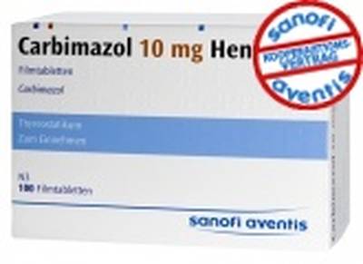 CARBIMAZOL 10 mg Henning Filmtabletten