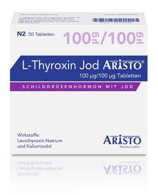 L-THYROXIN Jod Aristo 100 g/100 g Tabletten