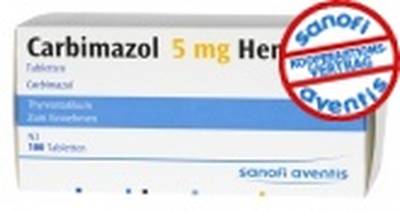 CARBIMAZOL 5 mg Henning Tabletten