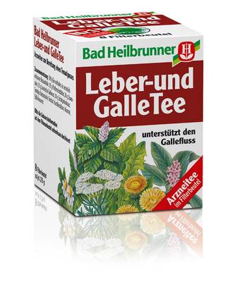 BAD HEILBRUNNER Leber- und Galletee Filterbeutel