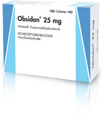 OBSIDAN 25 mg Tabletten