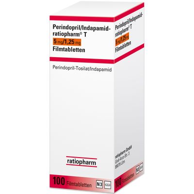 PERINDOPRIL/Indapamid ratio.T 5 mg/1,25 mg FTA